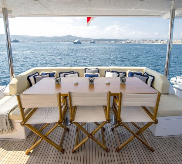 LONE STAR Bridge Deck Aft Luxury Yacht Browser by CHARTERWORLD
